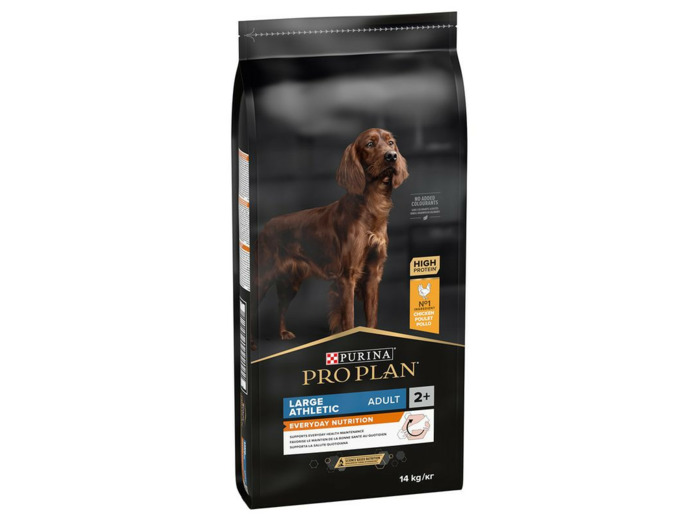 PRO PLAN Chien Large Adulte Athletic, Poulet - 14KG