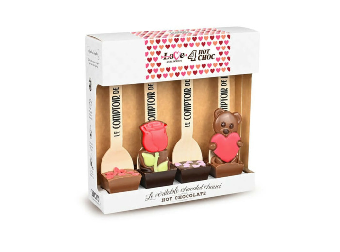 Coffret 4 Hot Chocolate Love Collection