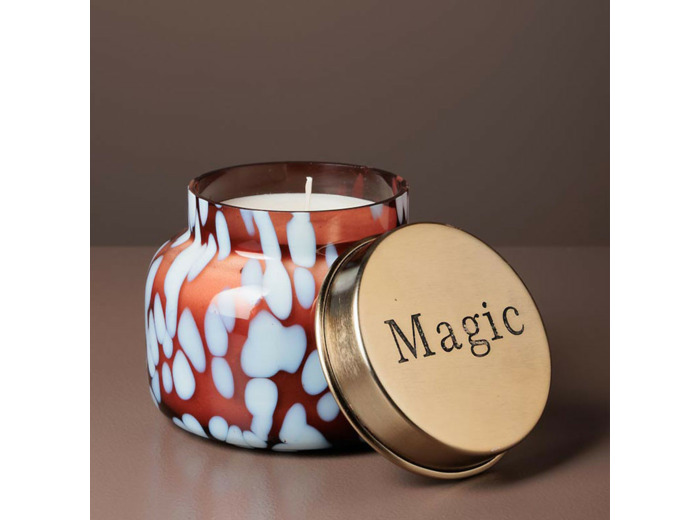 Bougie couvercle Magic Verre 9x12cm