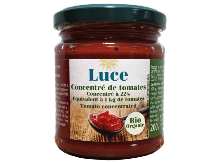 Concentré 22% de tomate Bio 200g