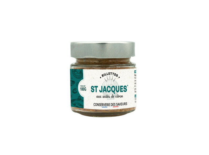 Rillettes Saint-Jacques Zestes de Citron 100G