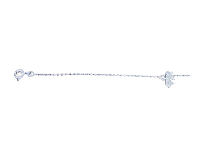 Bracelet en Argent 925 - ANGE COEUR STRASS