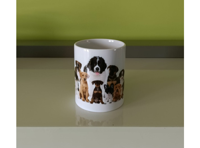 Mug céramique blanc - Chiens