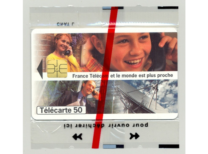 TELECARTE NSB 50 UNITE 11/95 FRANCE TELECOM PLUS PROCHE F619