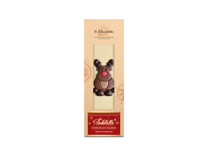 Tablette Chocolat Blanc Noël