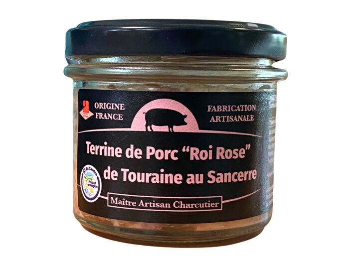 Terrine de porc "Roi Rose" de Touraine au Sancerre