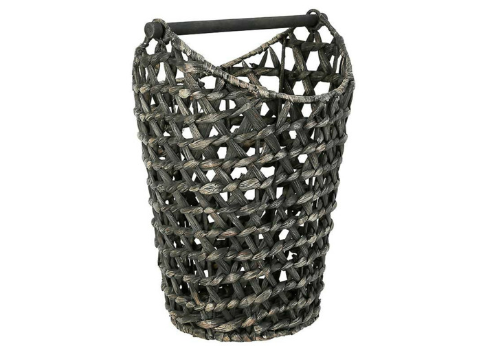 Panier Celebes noir Côté Table 28x30x42cm