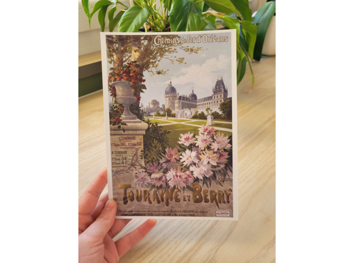 Affiche vintage - Château de Valençay