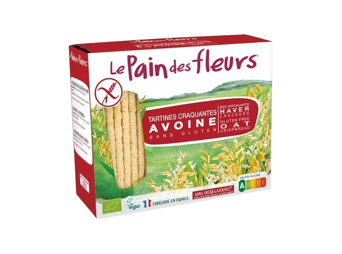 Tartines craquantes Avoine Bio-150g-Le Pain des fleurs