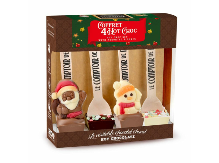 Coffret 4 Hot Chocolate Noël 4X30G
