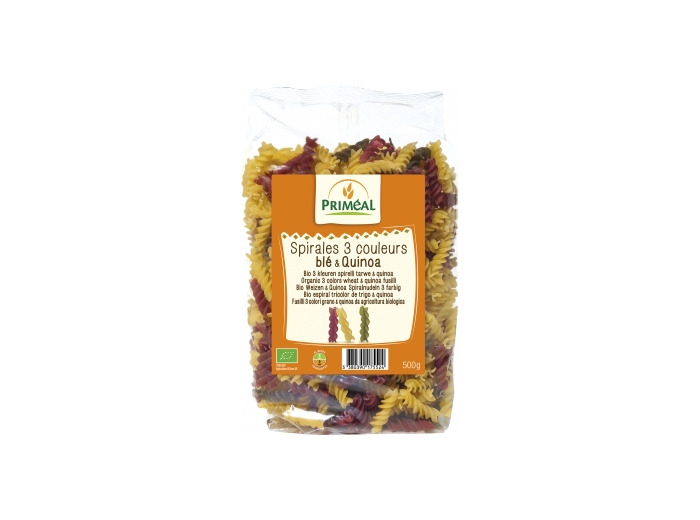 Spirales 3 couleurs au quinoa 500g