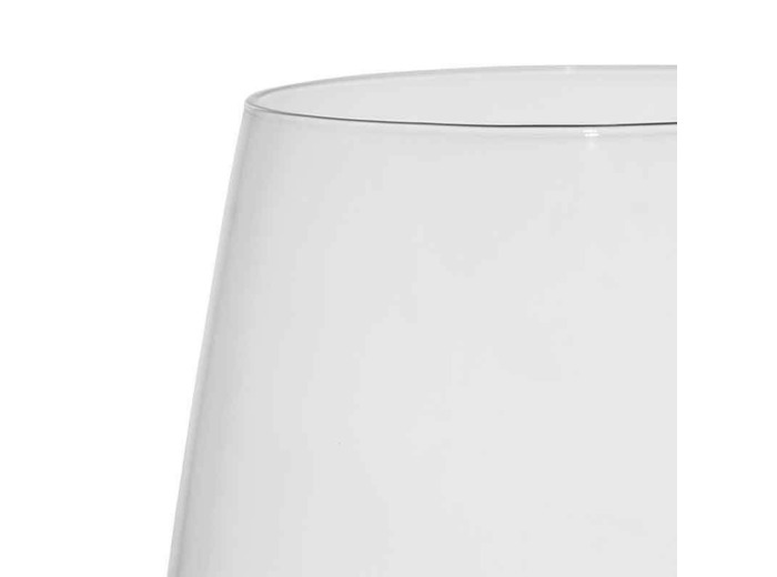 Verre coquillage ambré 10x12x10cm