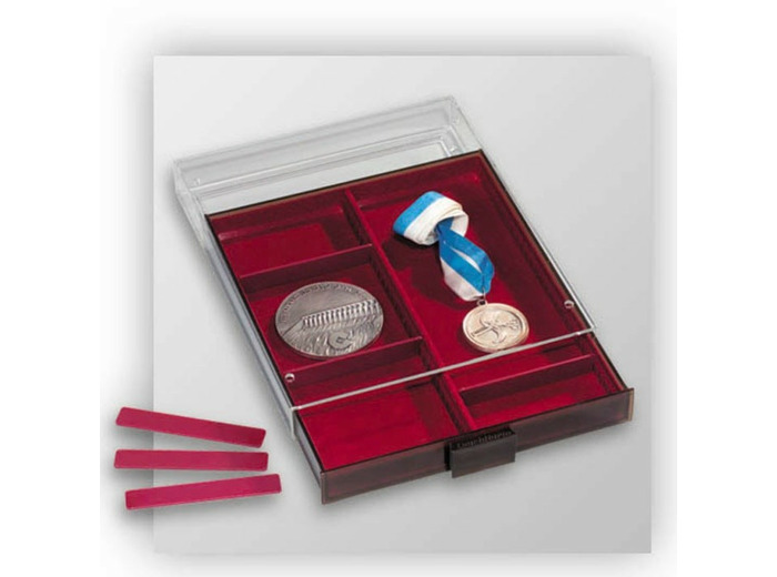 MEDAILLIER A COMPARTIMENTS VARIABLE TEINTE FUMEE 322066