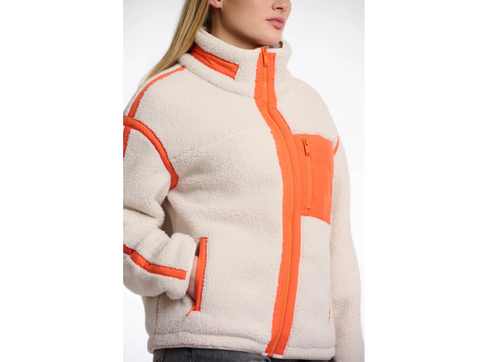 Veste courte sherpa Rino et Pelle