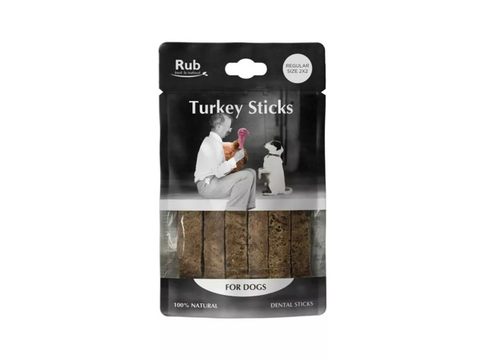 Sticks dentaires à la dinde pour chiens - Taille moyenne