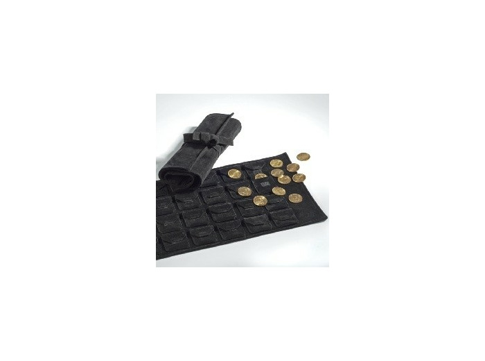 ROULEAU POCHETTE TISSU POUR 24 MONNAIES 303987