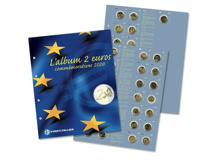 RECHARGE 2 EURO COMMEMORATIVES 2020 (YVERT)