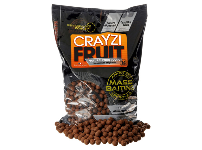 boilie mass bait crayzi fruit3kg