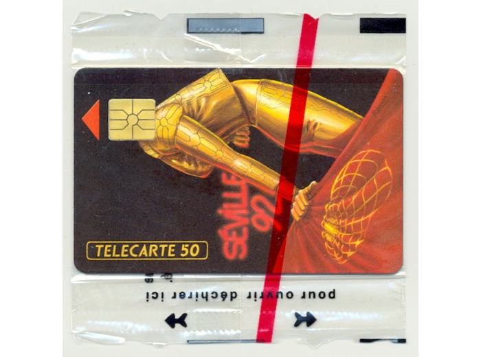 TELECARTE NSB 50 UNITE 08/92 CEF 15 SEVILLE 92 EN423