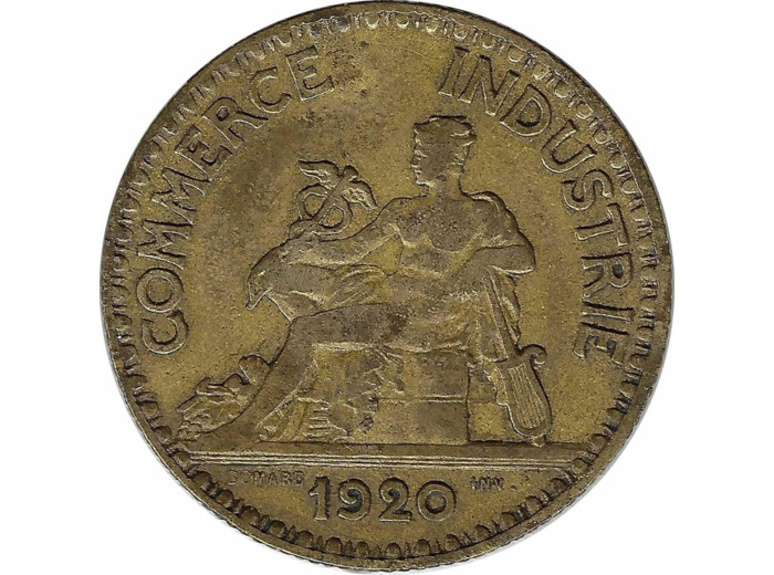 FRANCE 2 FRANCS DOMARD 1920 TB+