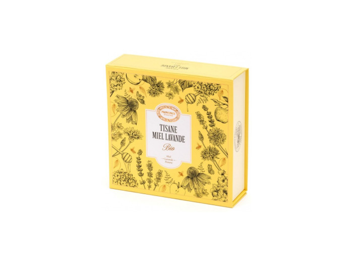 Coffret tisane Miel Lavande bio 20 sachets