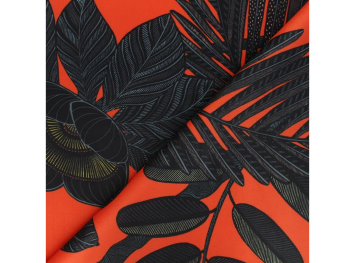 Thevenon Corinthe fond orange velours 140cm 50000 tours 2467905