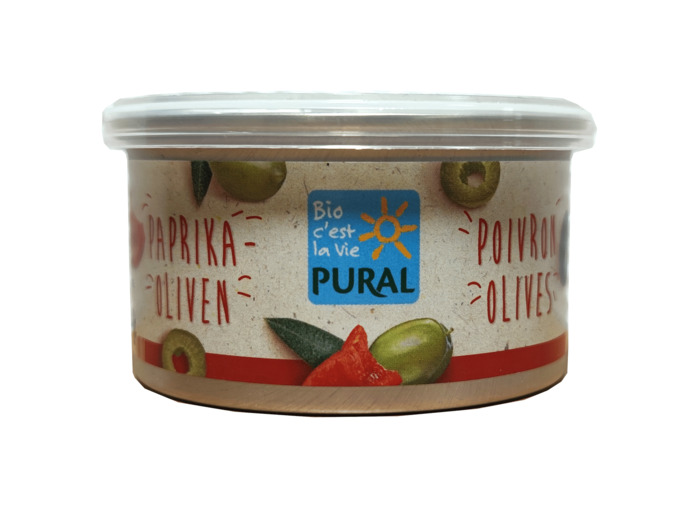 Pâté Végétal au Poivron et aux Olives Bio 125g