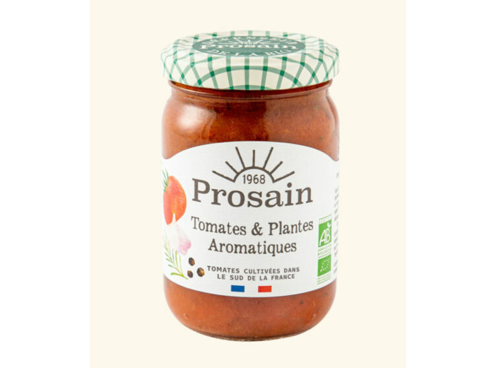 Sauce Tomate plantes aromatiques Bio-200g-Prosain