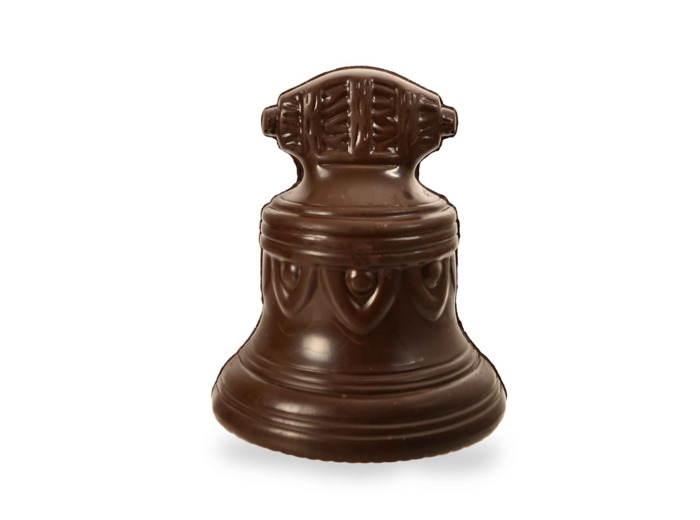 Cloche Chocolat Noir - H 12 cm - 125G