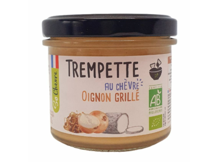 Trempette au chèvre oignon grillé