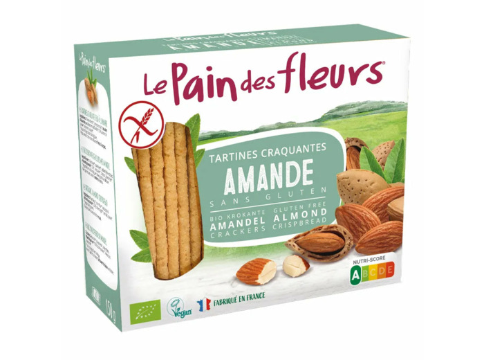 Tartines croquantes aux Amandes Sans gluten-150g