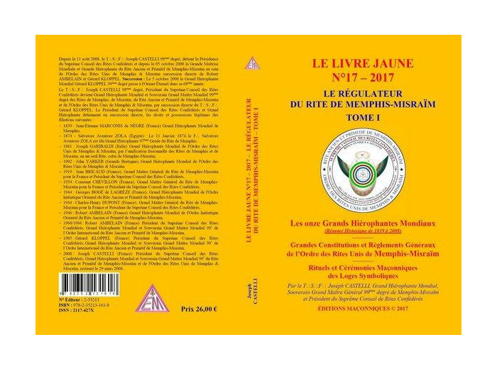 Le Livre Jaune N°17 - 2017