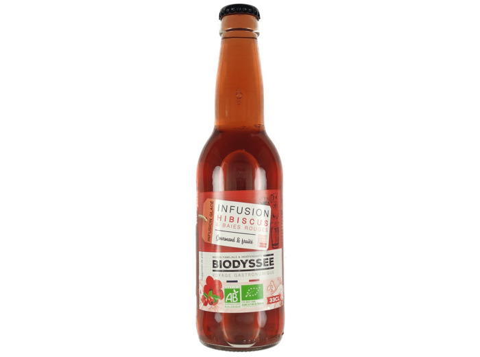 Infusion Hibiscus et Baies Rouges 33cl