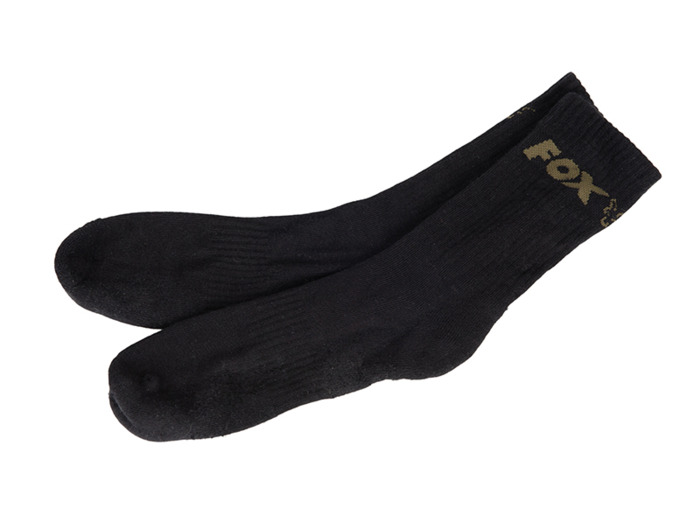 chaussettes noire pack 3 fox