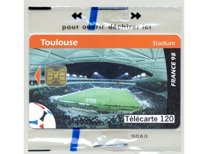 TELECARTE NSB 120 UNITES 06/98 TOULOUSE STADE STADIUM F 881