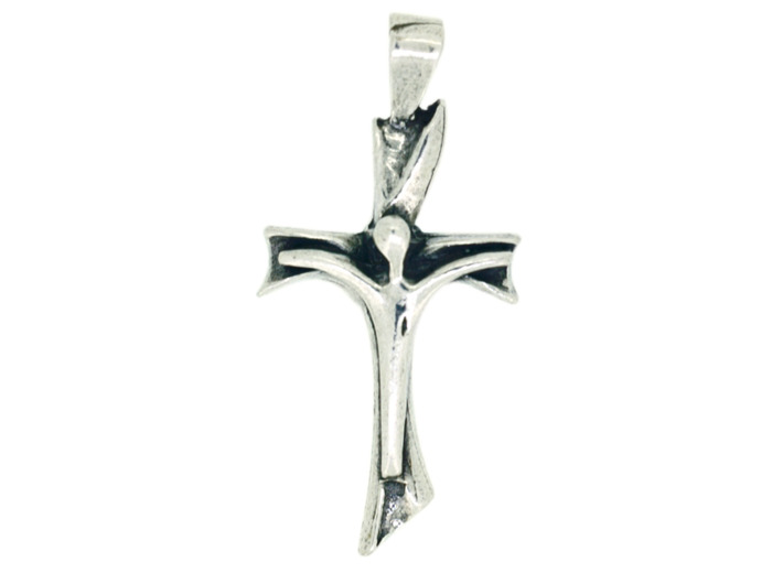 Croix Byzantine en Argent 925 avec Christ
