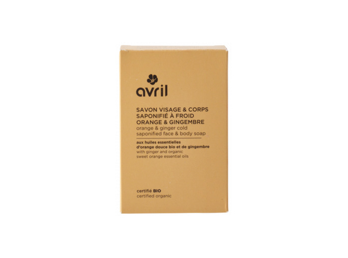 Savon à froid visage et corps Orange Gingembre 100g