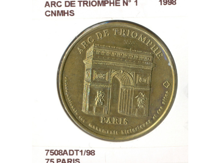75 PARIS ARC DE TRIOMPHE N1 CNMHS 1998 SUP-