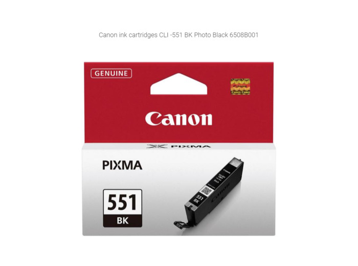 Canon - Cartouche jet d'encre Noir - CLI-551BK