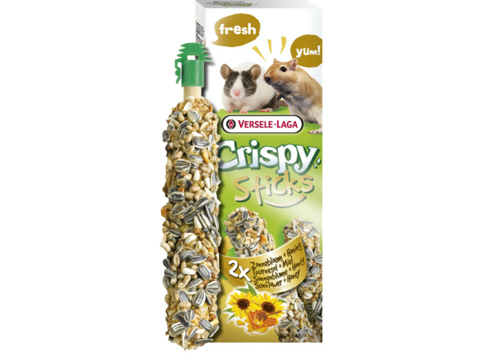 Crispy Sticks tournesol + miel souris & gerbille - 2x55g