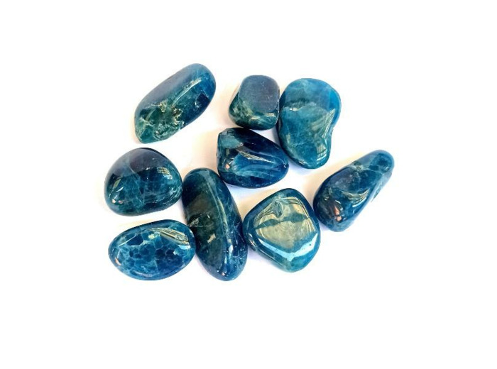 Pierre roulée Apatite bleue