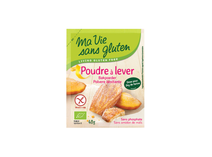 Poudre à lever sans gluten 40g