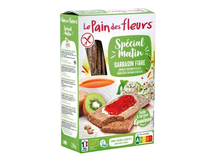 Tartines spéciale matin Bio au Sarrasin-230g-Le Pain des fleurs