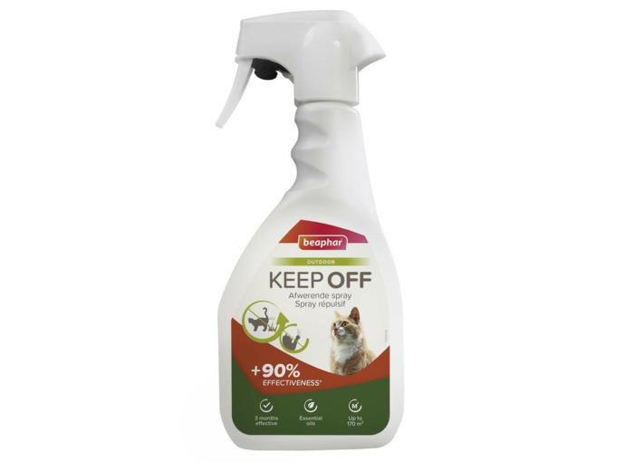 BEAPHAR, KEEP OFF Spray répulsif OUTDOOR pour chats - 500 ml