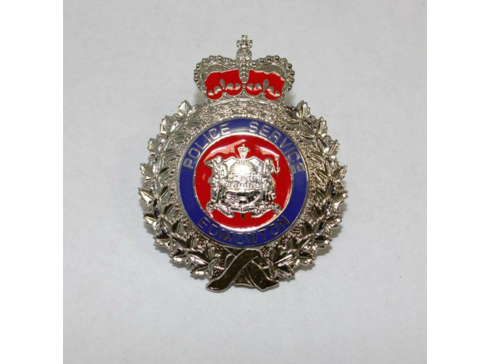Plaque de casquette police Edmonton