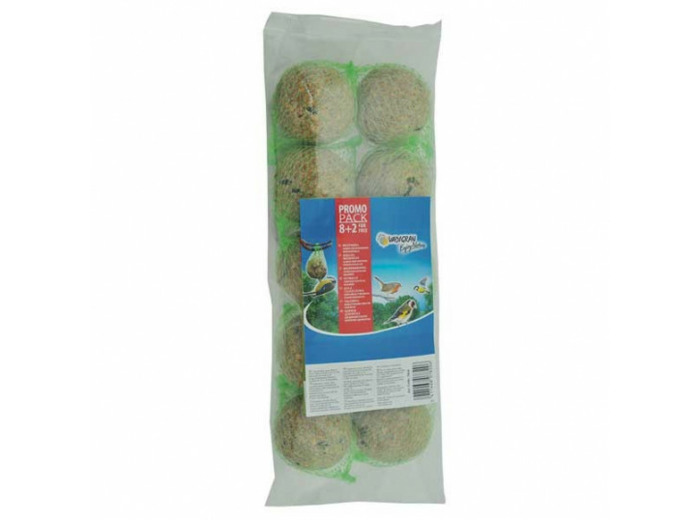 Sachet de boules de graisse pour oiseaux du ciel x10