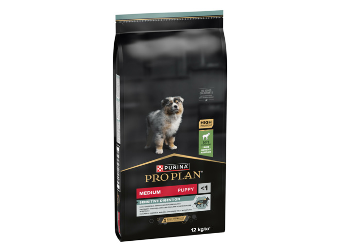 PRO PLAN Medium Puppy Sensitive Digestion, Agneau - 12KG