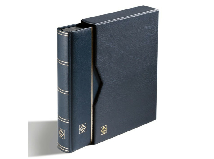 CLASSEUR PREMIUM DIN A4 32 PAGES NOIR AVEC ETUI 4 COULEURS au choix