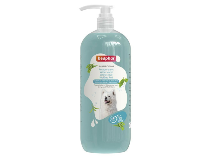 BEAPHAR, Shampooing Essentiel pour chien au pelage blanc - 1 L
