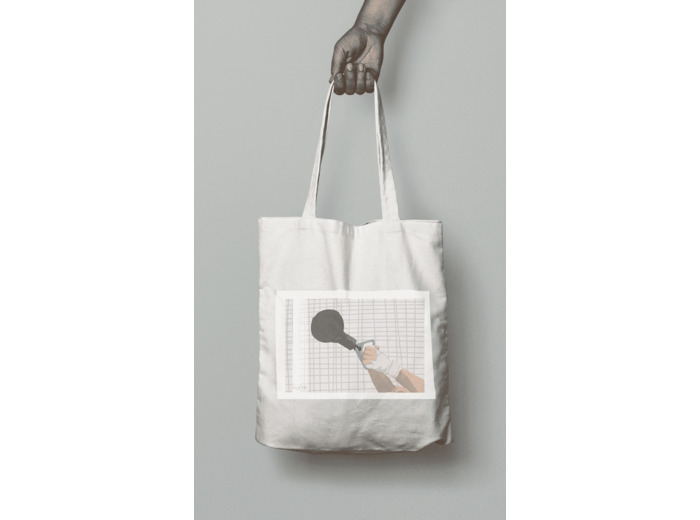 Tote bag ou sac athlétisme "Lancer marteau"